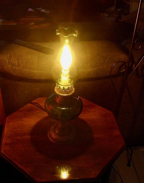 Lampe &agrave; P&eacute;trole GREEN LANTERNE 