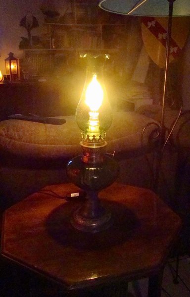 Lampe &agrave; P&eacute;trole GREEN LANTERNE 