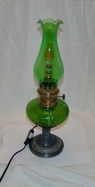 Lampe &agrave; P&eacute;trole GREEN LANTERNE 