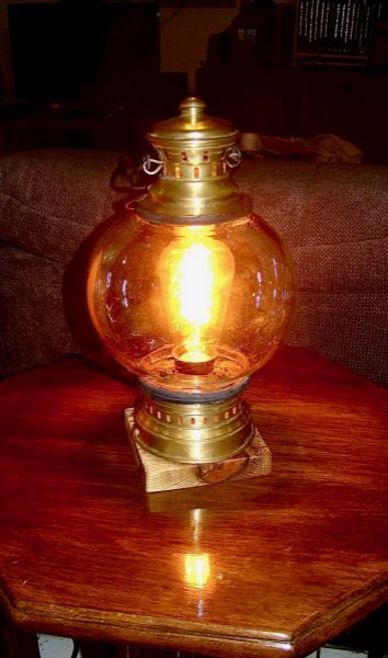 Lanterne Marine Am&eacute;lior&eacute;e ancienne