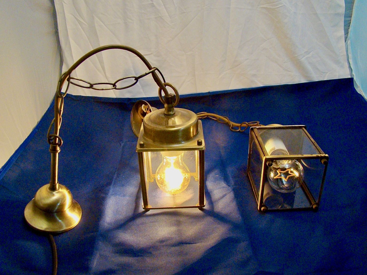 Petites lanterne à suspendre en cuivre
