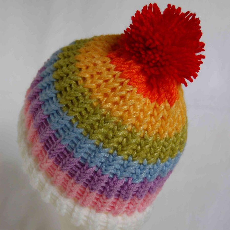Xiangrun 3 in 1 Enfants en Bas Age Hiver Tricot C/ôtel/é Chaud Bonnet Pompon Bonnet Echarpe Gants Ensemble