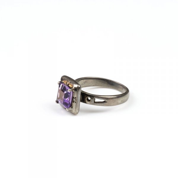 Bague Améthyste et Diamants de Télémaque 925