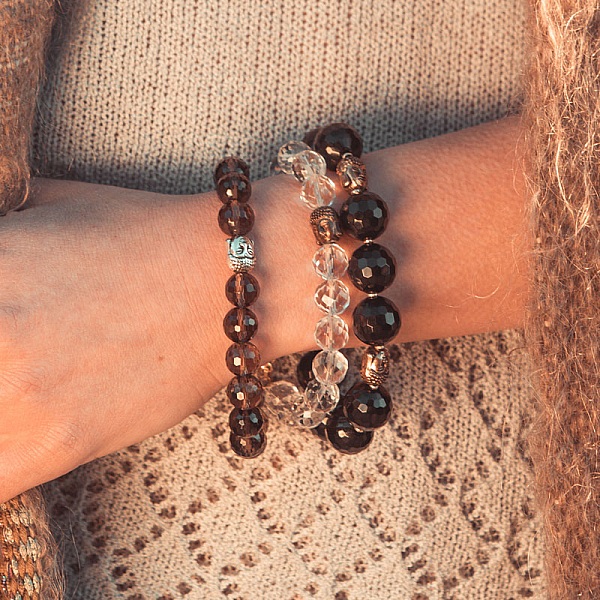 Bracelet Little Buddha Cristaux de Roche