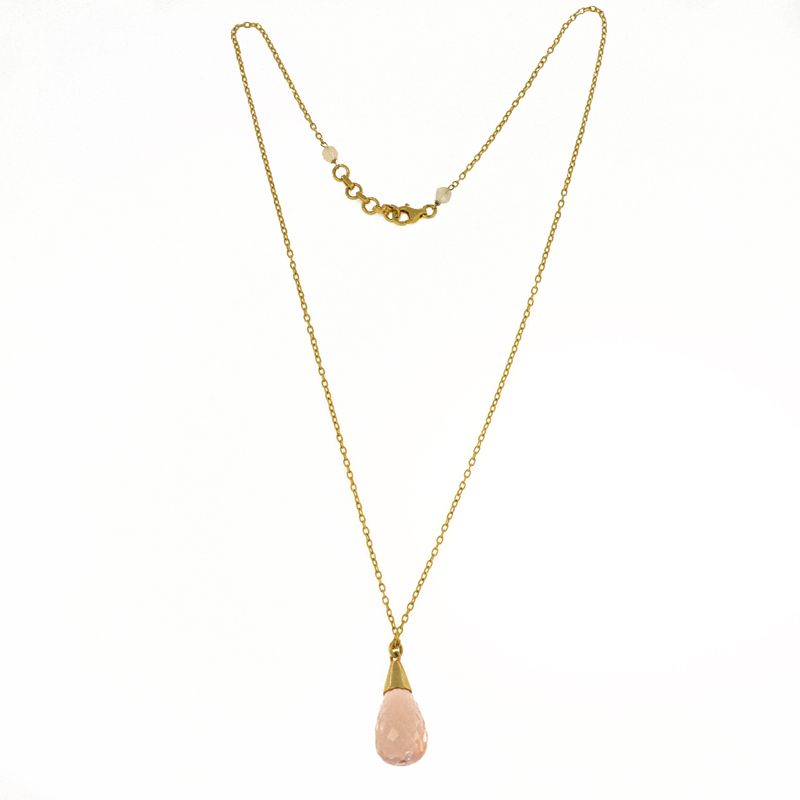 Collier Argent 925 plaqué Or et Pendentif Tessera