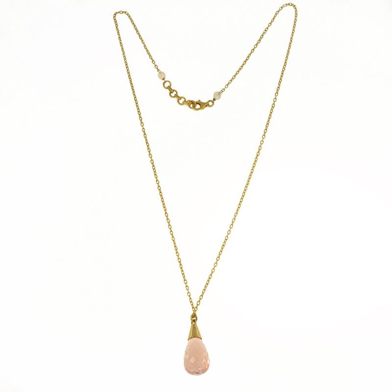 Collier Argent 925 plaqué Or et Pendentif Tessera
