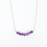 Collier Pendentif "All My Stars Aligned" Argent 925 Améthyste