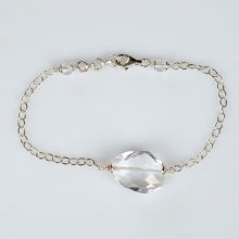 Bracelet "Ma Précieuse en Cristal de Roche" Argent 925