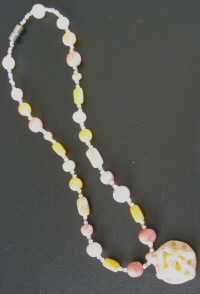 Collier fimo agrumes