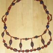 Collier égyptien bleu cuivre