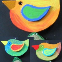 Oiseaux en bois