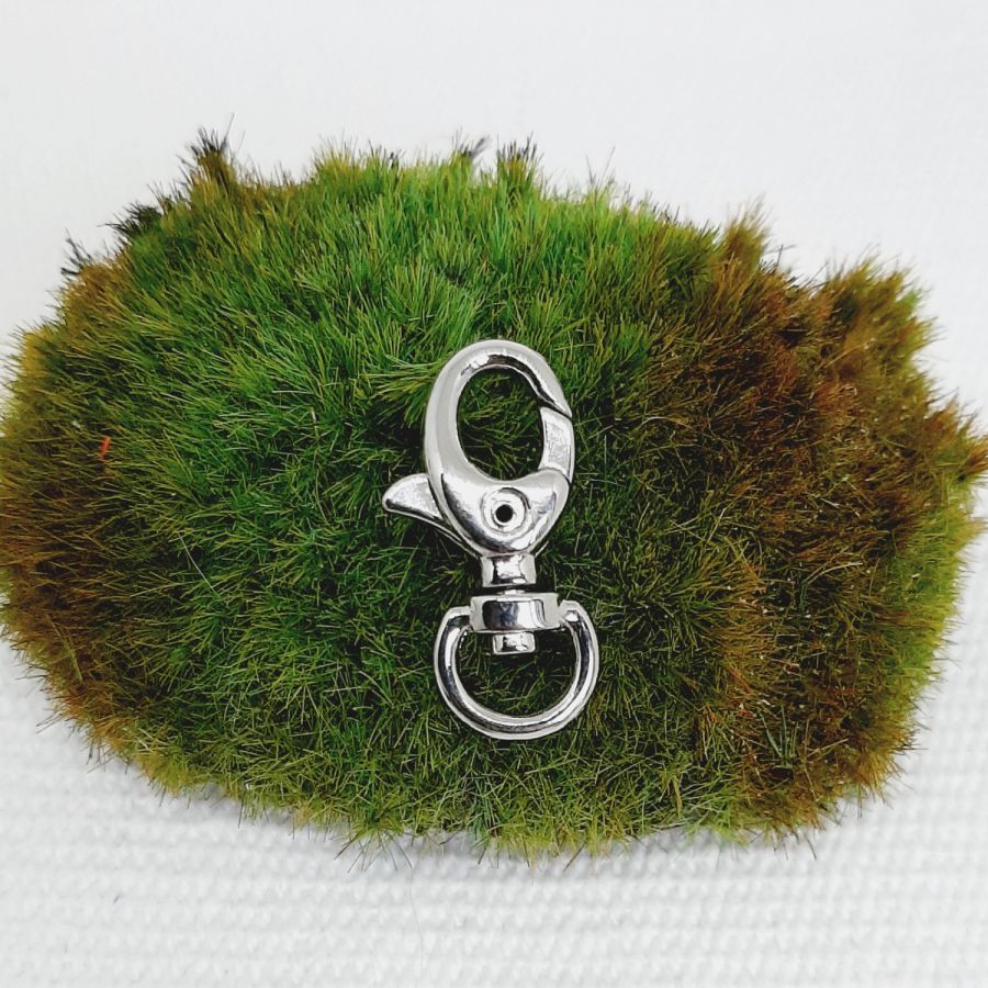 porte clés pendentif argenté chat perle lentille superbe fleuri