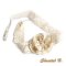 bandeau cheveux dentelle ancienne accessoire mariage headband  romantique ivoire et fleur