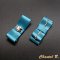 clips turquoise chaussures mariage satin turquoise mariée