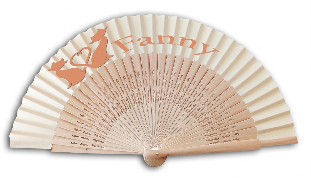 Bois ajour&eacute; et coton peint &agrave; la main