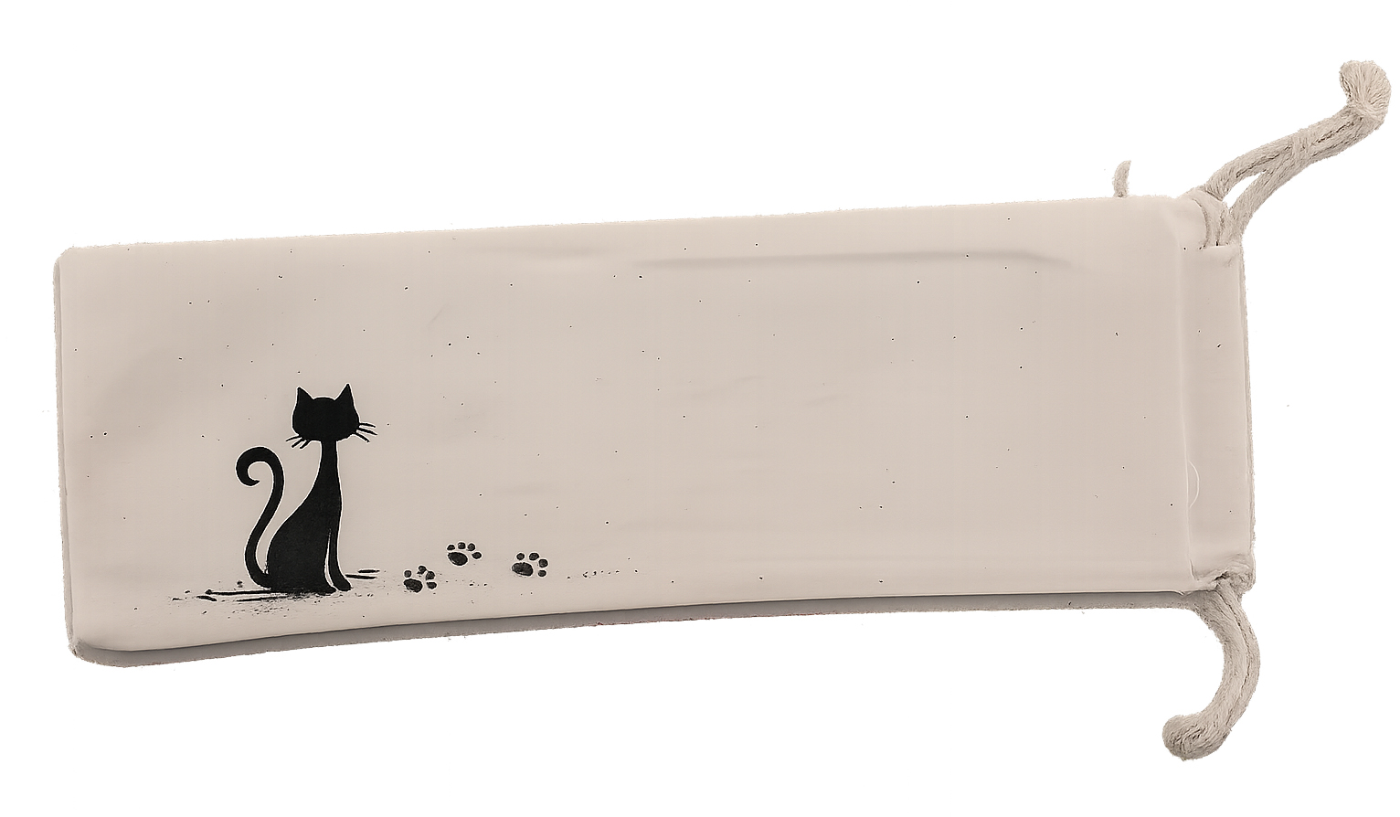 Eventail en soie dessin&eacute; et peint &agrave; la main "Printemps des chats"