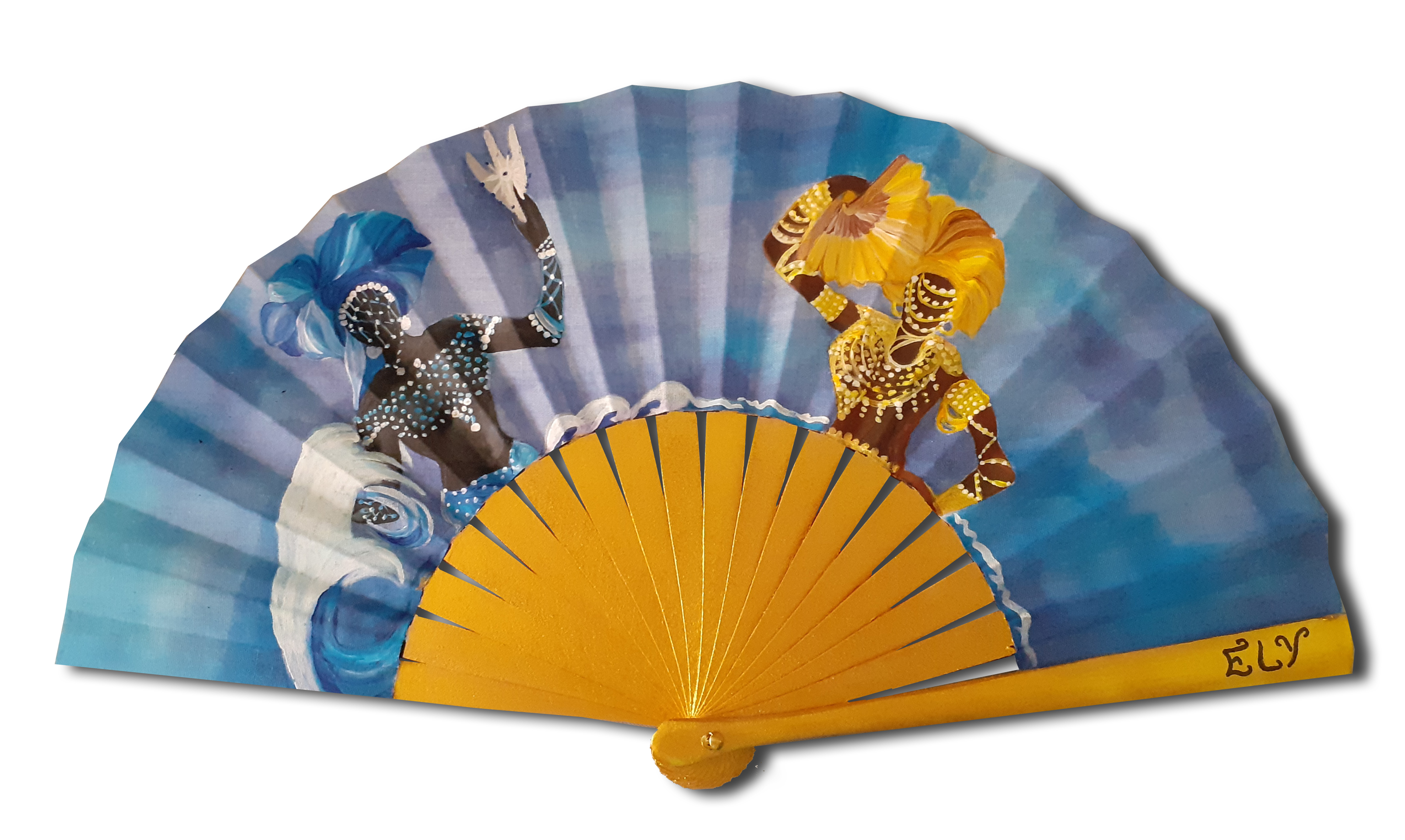 Une photo, votre &eacute;ventail, celui l&agrave; est un mini en coton