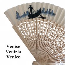 Bois ajour&eacute; et coton peint &agrave; la main