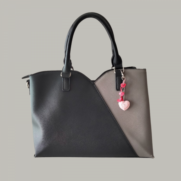 Bijou de sac "Cœur" Rose