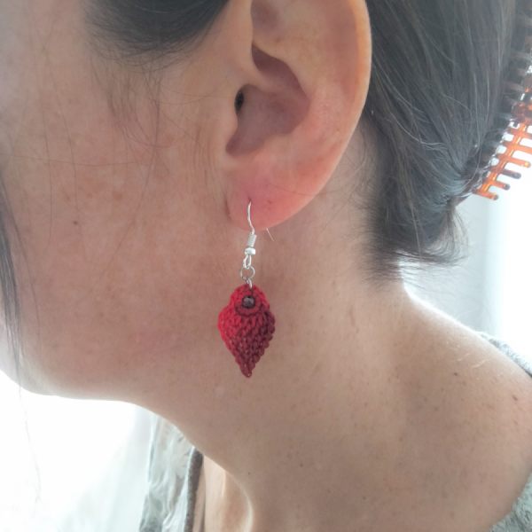 Boucles d'Oreilles "Plume"