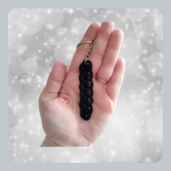 Porte-Clefs à lanière Noire