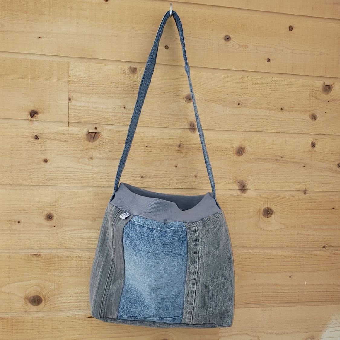 sac à bandoulière en jean recyclé