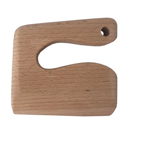 Couteau en bois de hêtre es sa plancha a découper pour enfant
