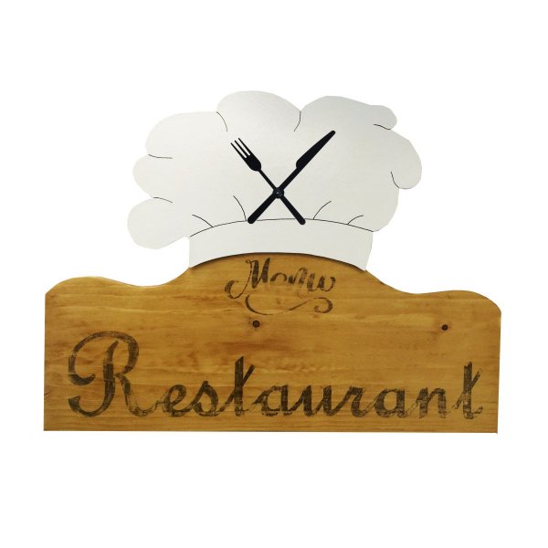 Horloge restaurant la  toque du chef sapin
