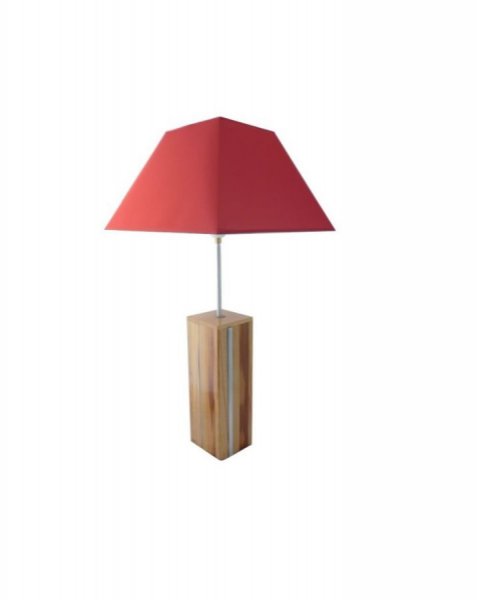 Lampe De Table 76 Cm, Bois Noble : Prunier, Merisier, Séquoia, Hêtre