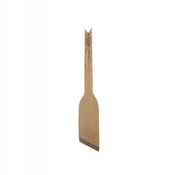 Spatule biseauter biais en bois épais model flèche 