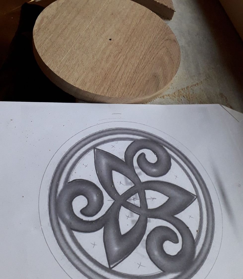 Dessous de plat Symboles celtiques