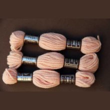 Echevette 8m  7121, ton beige rosé, 100% pure laine Colbert