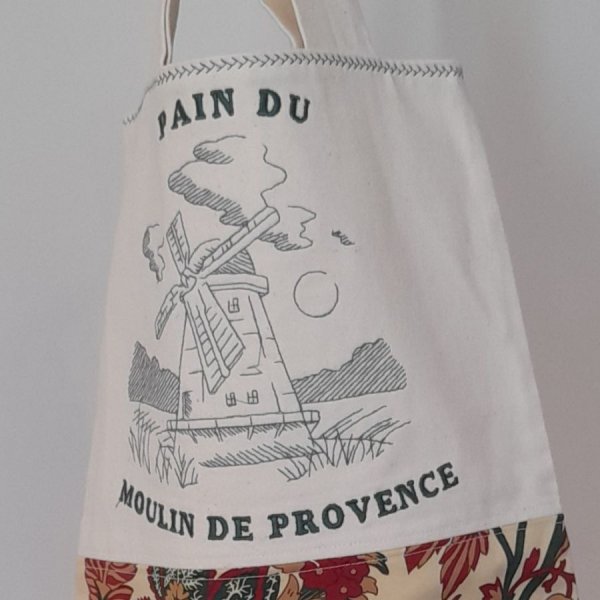 sac à pain  thème " Moulin de Provence "