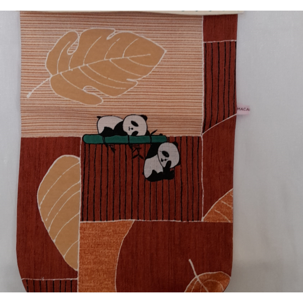 sac à pain  thème " Pandas "