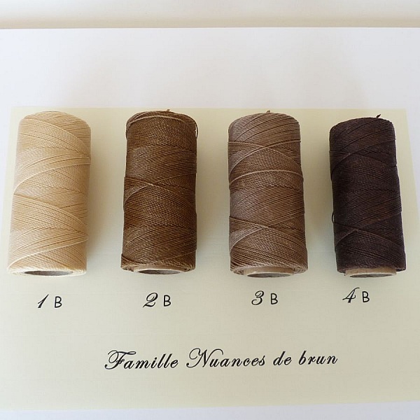 Bijoux en micro-macram&eacute; &agrave; personnaliser  en "Nuances de brun" 