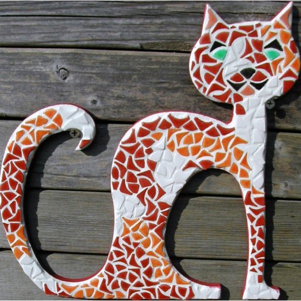 Diy Coffret création- Kit mosaÏque "Chat Anonymus"
