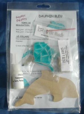 Kit mosaïque/puzzle "DAUPHIN "