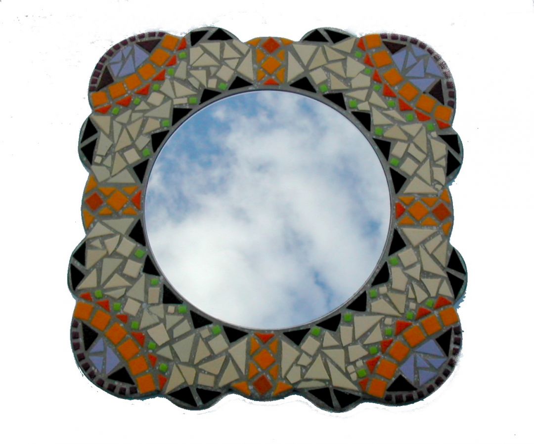 DIY Coffret Kit miroir mosaïque " Tipi "