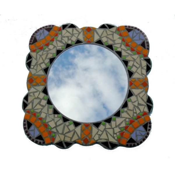 DIY Coffret Kit miroir mosaïque " Tipi "