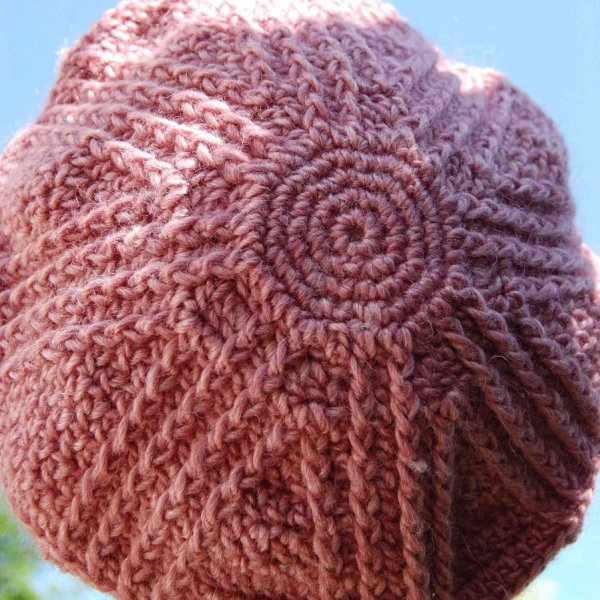 Béret rose foncé pour enfant