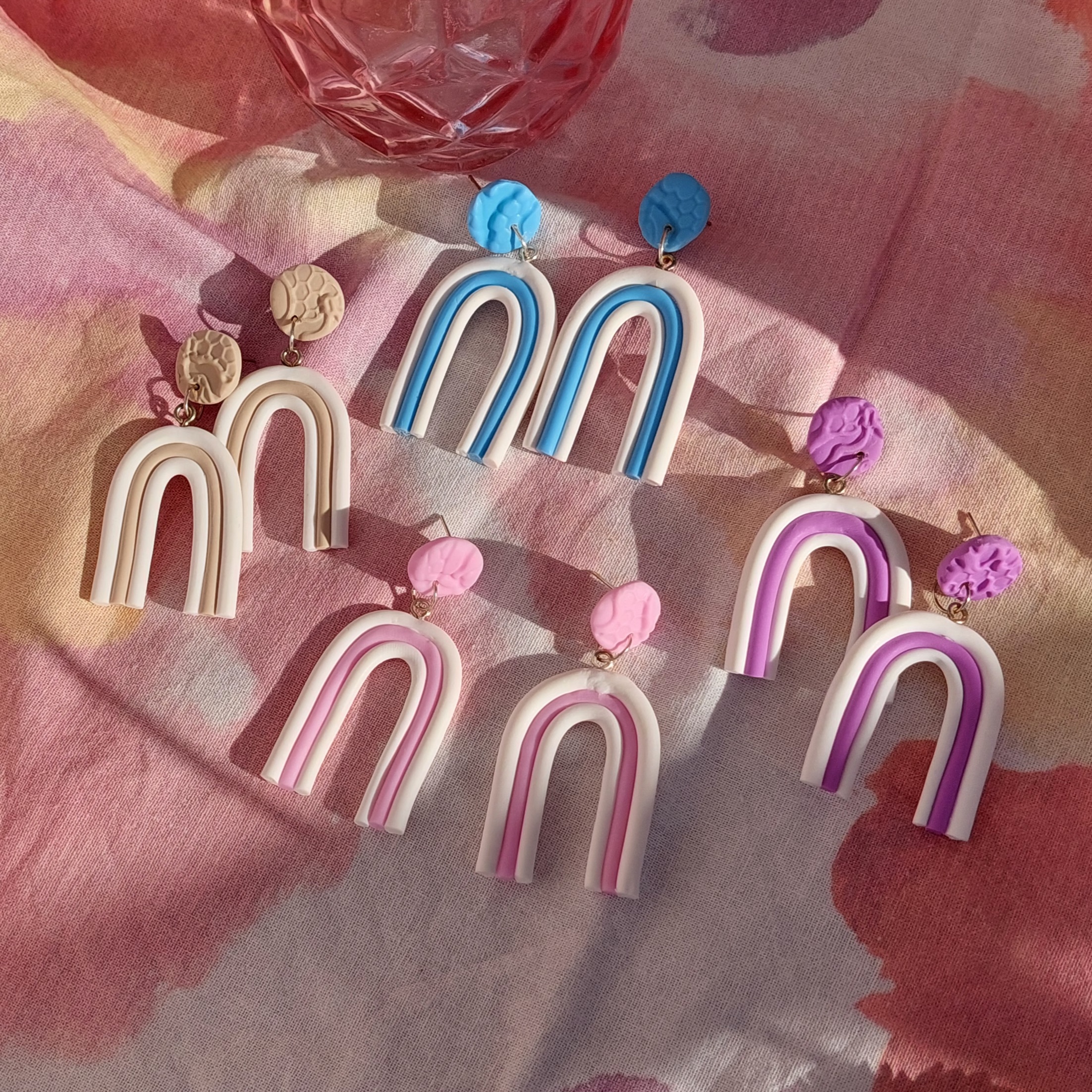 Boucles d'oreilles pendantes - Iridis Candy