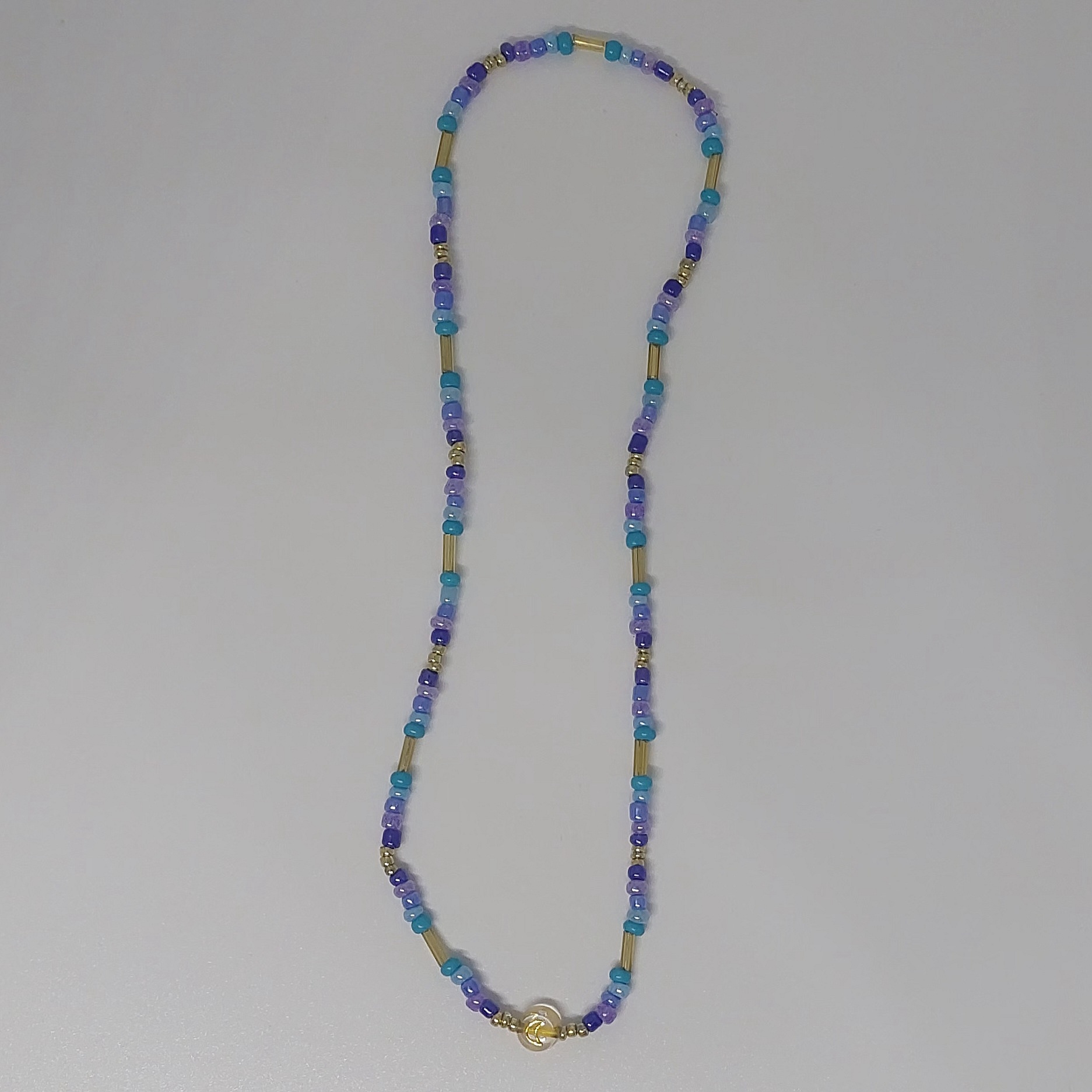 Ras du cou sorci&egrave;re : Perle Croissant de lune 