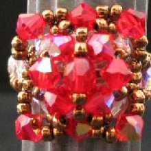 Bague Formentera rouge