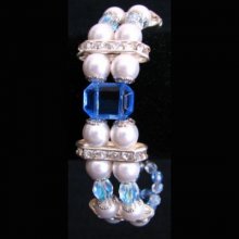 Bracelet aux perles double rang