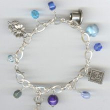 Bracelet Sandra avec breloques gri-gri
