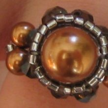 Bague Réunion Cuivre nacrée