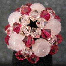 Bague Vanua quartz rose 