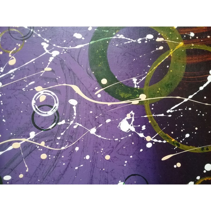 Peinture abstraite - Chaos cosmique