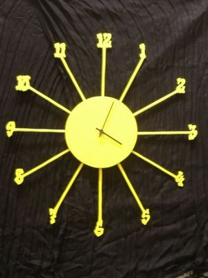 Horloge design "Soleil"