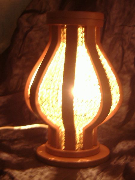 Lampe bois "Lanterne"